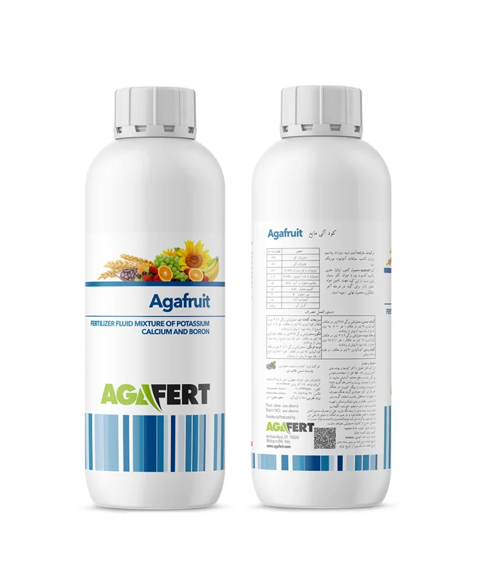 کود مایع آلی حاوی کلسیم و بور Agafruit بطری 1 لیتری